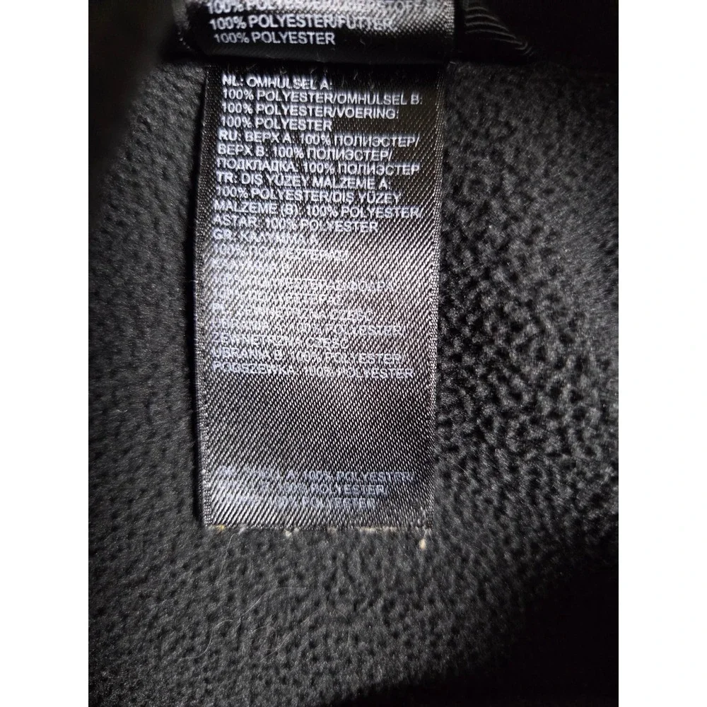 The North Face Fleece Jacket Mens Medium Grey Black FlashDry Full Zip Colorblock